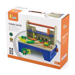 Foldable tool box
